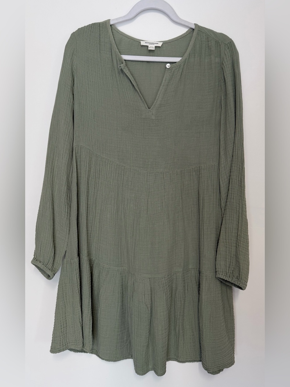 Lightweight Moss Green Women’s Dress